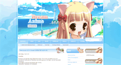 Desktop Screenshot of dream-anime.com