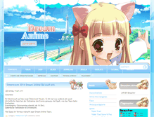 Tablet Screenshot of dream-anime.com